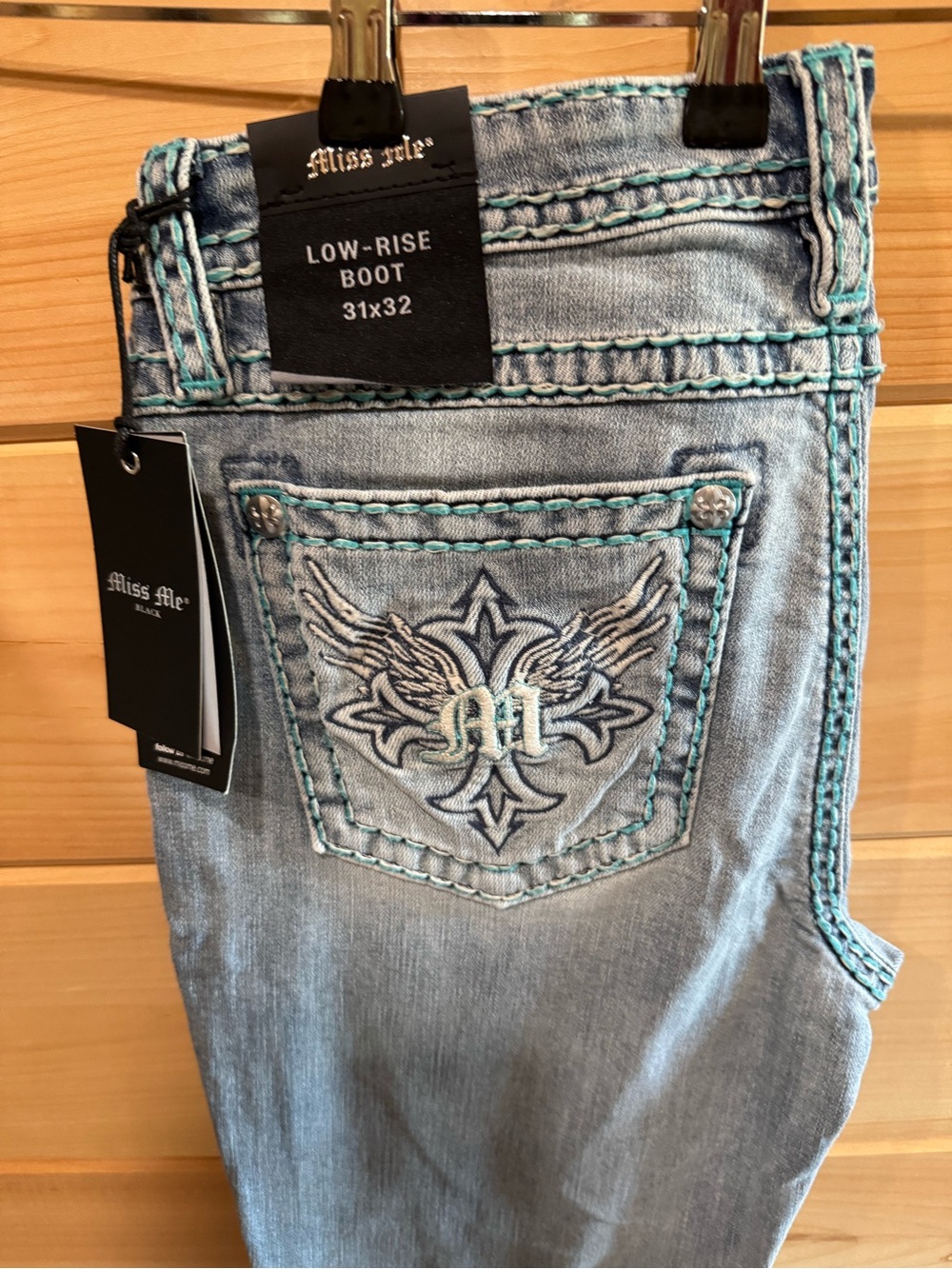 Miss Me Piston Stitched Bootcut Jeans - Picture 6 of 13